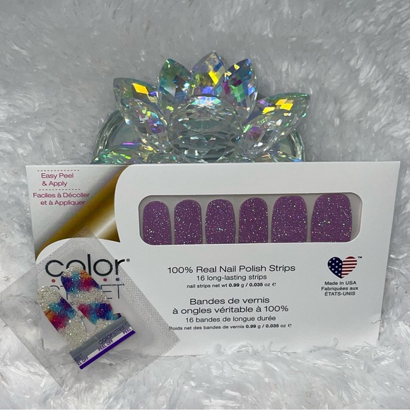 Color Street - Glamsterdam - soft lavender sparkle nail strip set - Picture 6 of 13